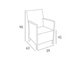 California Tub Chair - Mega Outdoor