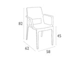Capri Arm Chair - Mega Outdoor