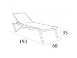 Pacific Sunlounger - Mega Outdoor