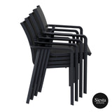 7 Piece Patio Dining Setting with Pacific Armchairs - Mega Outdoor 