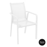 7 Piece Patio Dining Setting with Pacific Armchairs - Mega Outdoor 